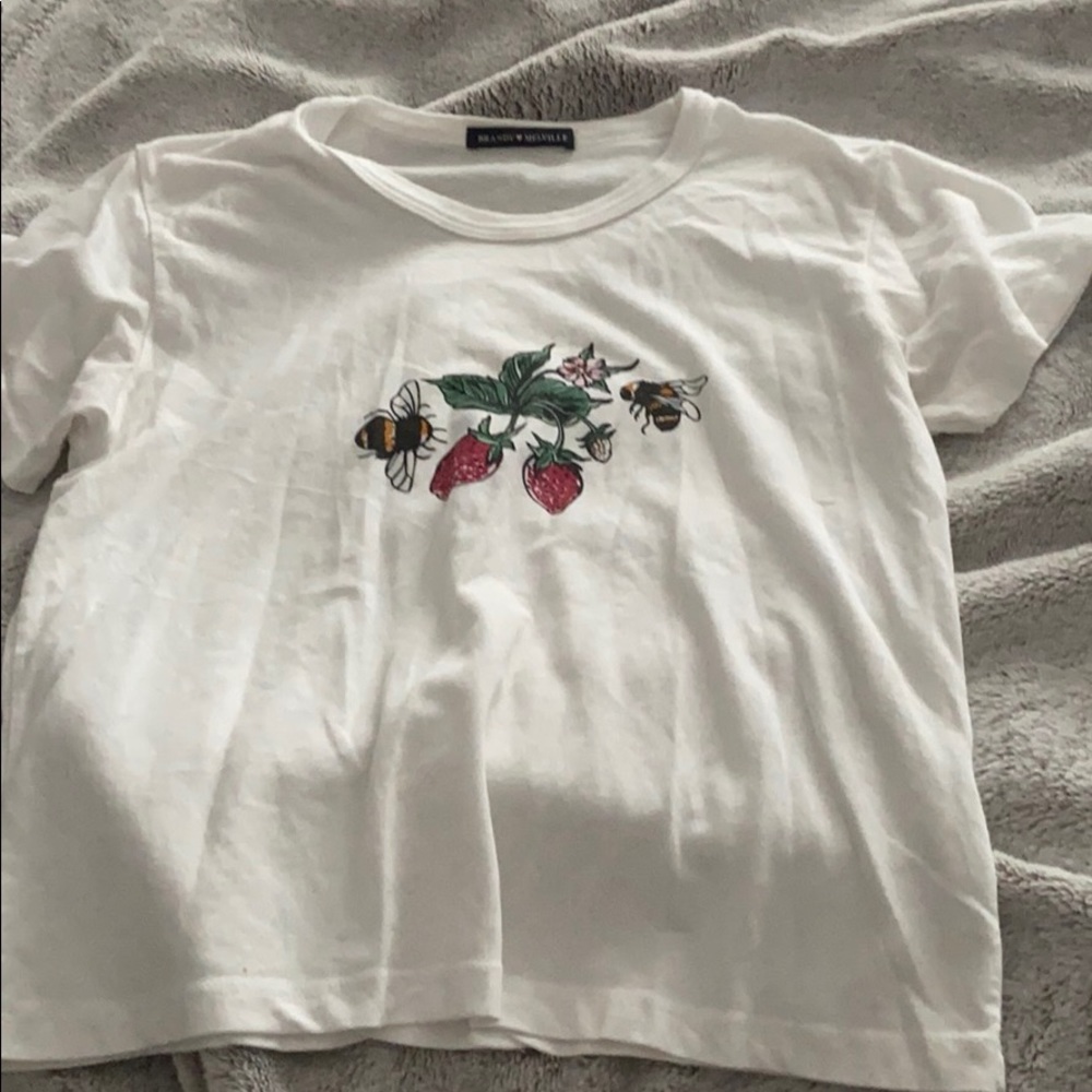 Brandy Melville Bee Crop Top